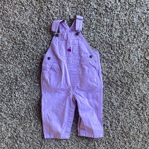 Infant lavender Carhartt overalls